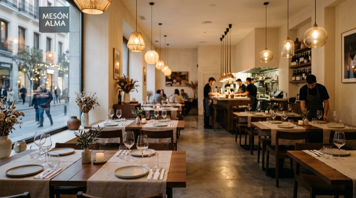 Restaurante recién abierto y listo para el servicio