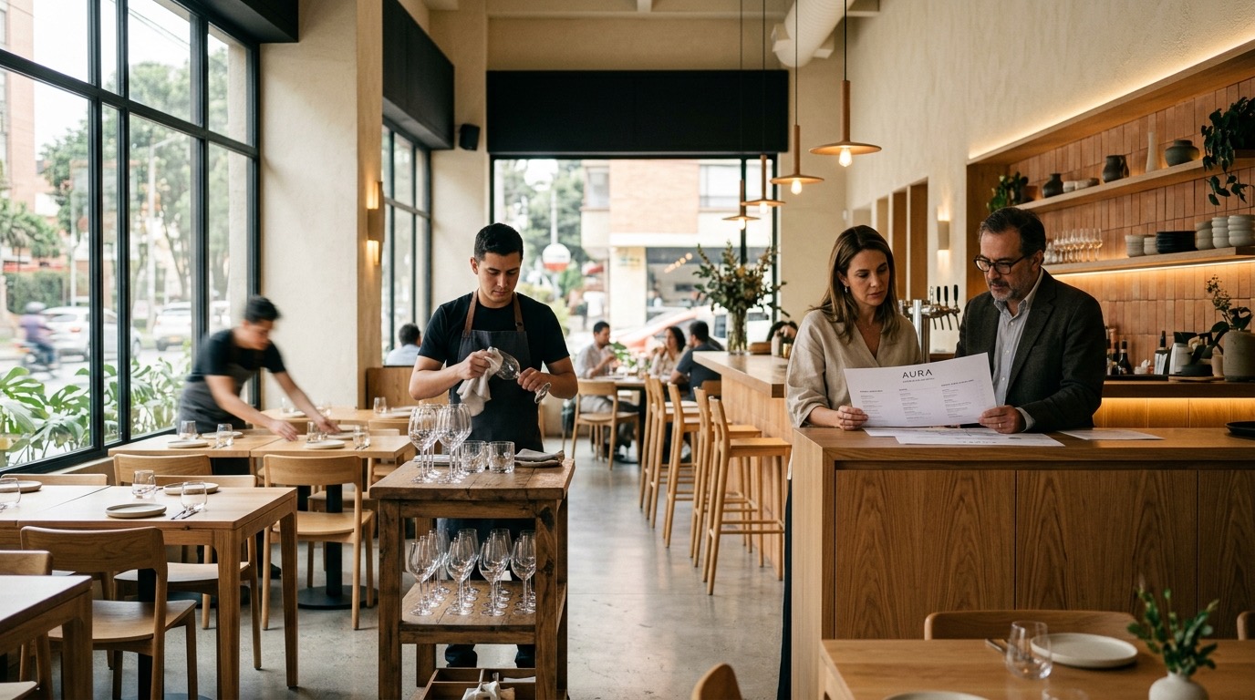 Cómo abrir un restaurante con consultor en Colombia