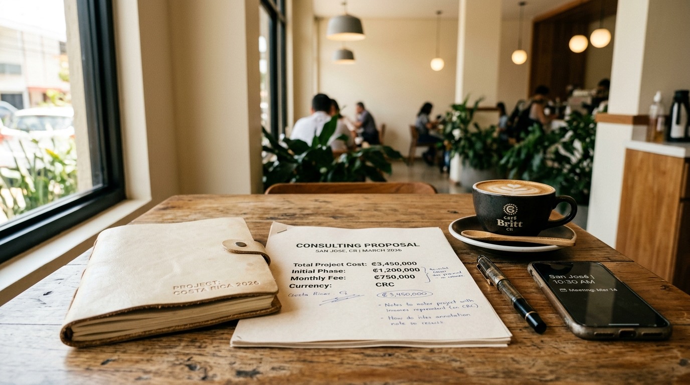Cuánto cobra un consultor gastronómico en Costa Rica