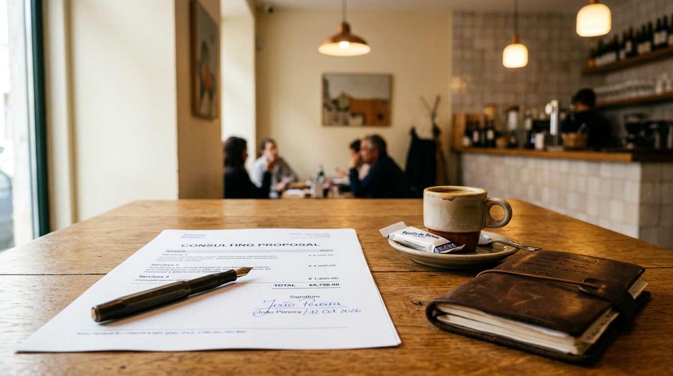 Quanto cobra um consultor gastronômico em Portugal